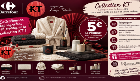 Carrefour Opération Vignettes KT : Linge de Bain et accessoires bien-être à Partir de 5€