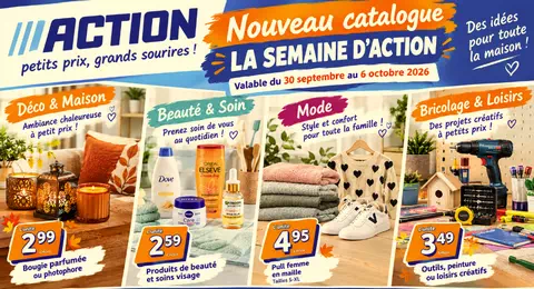 Catalogue La Semaine d&rsquo;Action Valable jusqu&rsquo;au 30 septembre 6 Octobre 2026
