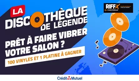 Concours RIFFX La Discotheque de Légende 100 vinyles et 1 platine GLORIOUS DJ à Gagner