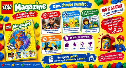 LEGO Offre Gratuite : Magazine LEGO Offert pour les 5 à 9 ans