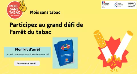 Le Mois Sans Tabac : Obtenez un Kit gratuit pour arrêter de fumer