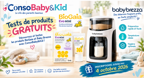 Tests Produits ConsoBaby&Kid : 2 produits pour la Maman et le Bébé à Tester