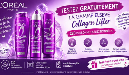 Test L'Oréal Paris Elseve Gamme Capillaires Elseve Collagen Lifter