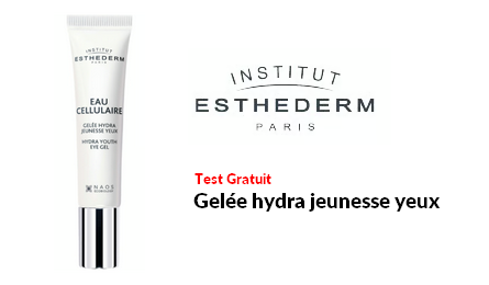 Test Produit Institut Esthederm : Gelée hydra jeunesse yeux