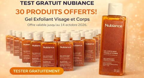 Test Produit Nubiance : Gel Exfoliant Visage et Corps
