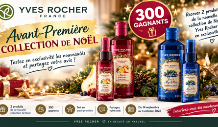 Test Produit Yves Rocher : Avant-Première Collection de Noël