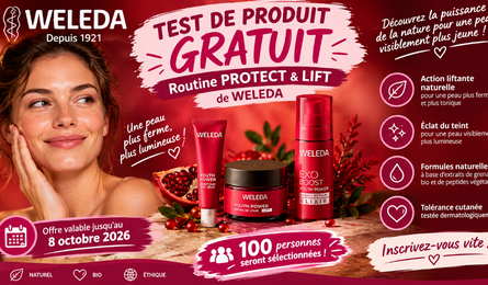 Test Produits Weleda : Routine PROTECT & LIFT Weleda