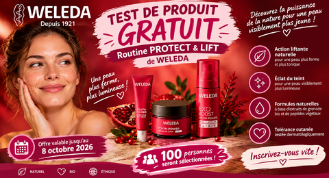 Test Produits Weleda : Routine PROTECT & LIFT Weleda