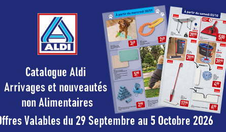 aldi catalogue valable du 29 septembre au 5 octobre 2026